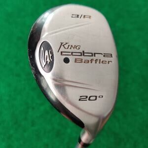 King Cobra Baffler 3R Hybrid 20* RH Aldila NV-HL 65g Stiff S Flex Shaft Grip OK